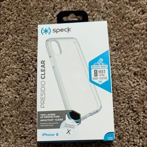 Clear speck iPhone X/Xs case. New in box